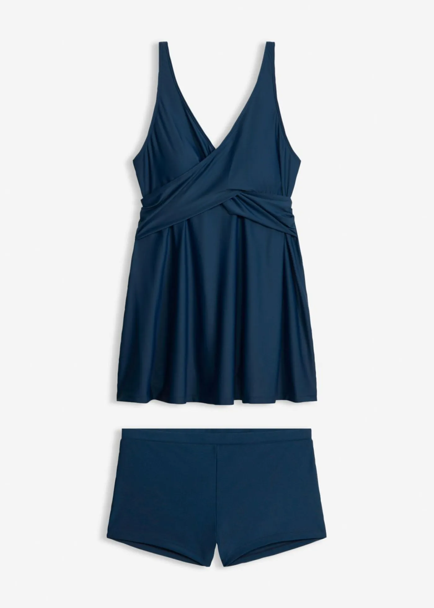 Online Tankini largo (2 piezas) con escote en V Mujer Tankinis