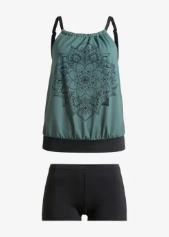 New Tankini oversize (2 piezas) Mujer Ropa De Baño Deportiva|Tankinis