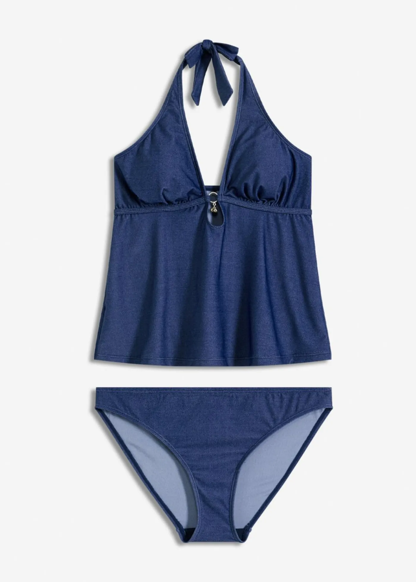 Outlet Tankini (2 piezas) con aspecto vaquero Mujer Tankinis