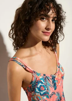 Online Tankini (2 piezas) con escote en V Mujer Tankinis