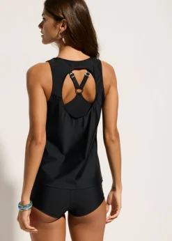 Online Tankini (3 piezas) con top tipo bandeau Mujer Tankinis|Novedades