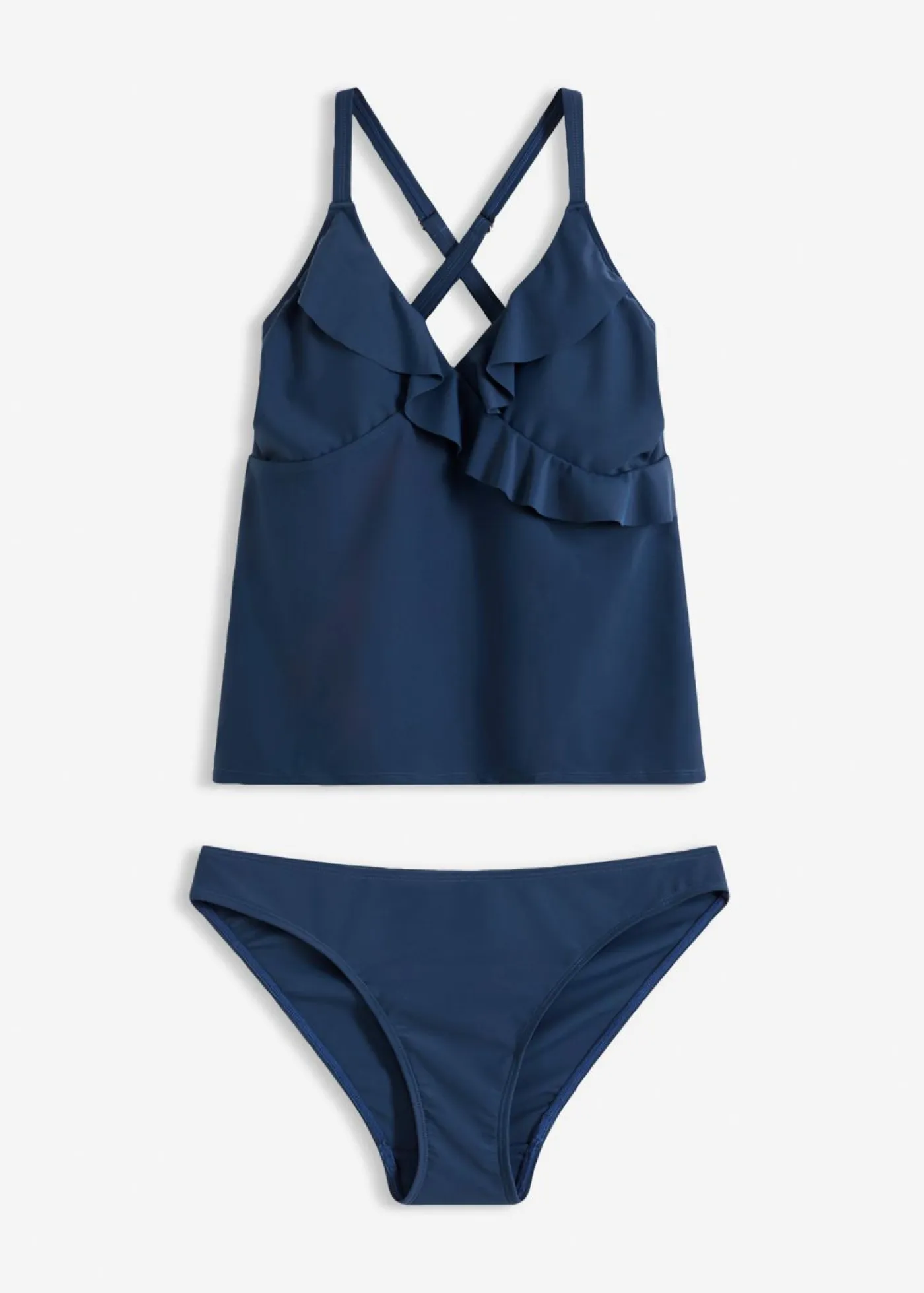 Tankini (2 piezas) con volante Mujer Tankinis|Novedades
