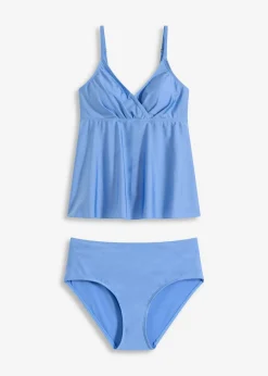 Sale Tankini (2 piezas) de material brillante Mujer Tankinis