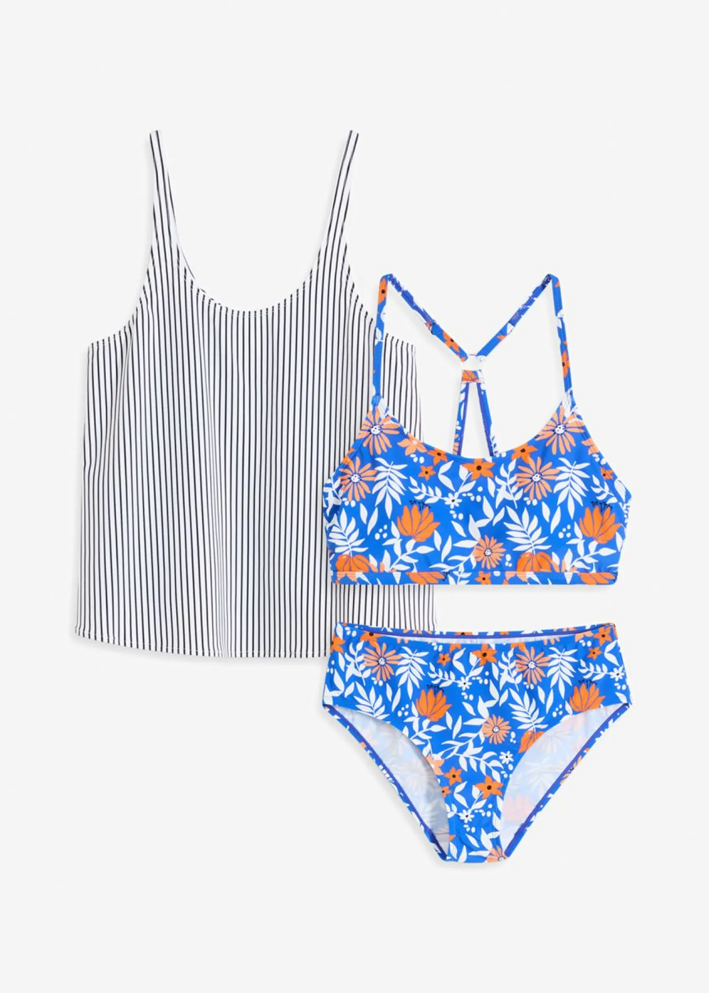 Outlet Tankini y parte superior (conjunto de 3 piezas) Mujer Ropa Para Ir A La Playa|Ropa De Baño Deportiva