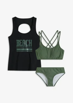 Sale Tankini y sujetador (3 piezas) Mujer Ropa De Baño Deportiva|Tankinis