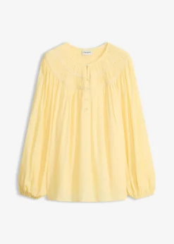 Sale Túnica con cintas de encaje Mujer Camisas Y Blusas|Novedades