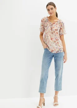 Online Túnica con escote bañera Mujer Camisas Y Blusas
