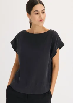 Outlet Túnica con escote barco Mujer Camisas Y Blusas