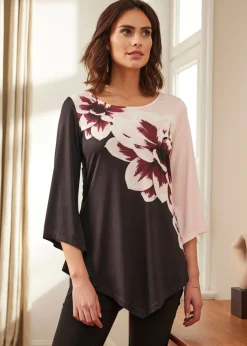 Online Túnica con estampado Mujer Camisetas