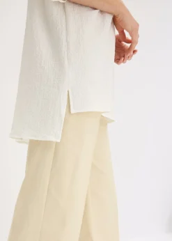 New Túnica con estructura y cinta de encaje Mujer Camisas Y Blusas