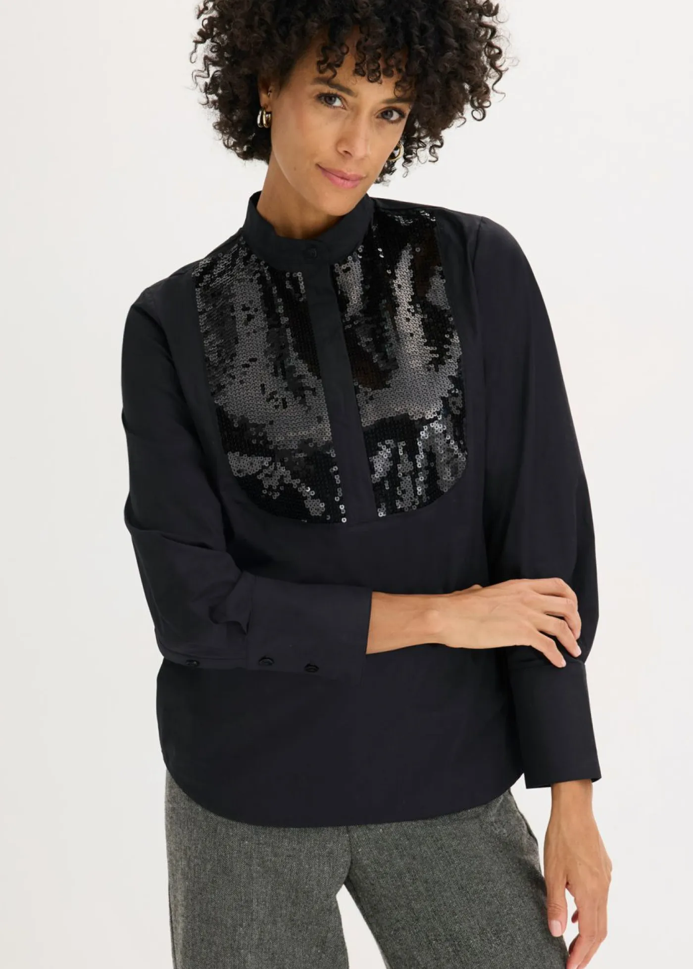 Sale Túnica con lentejuelas Mujer Camisas Y Blusas