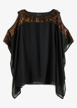 Clearance Túnica con lentejuelas Mujer Camisas Y Blusas|Ropa Elegante