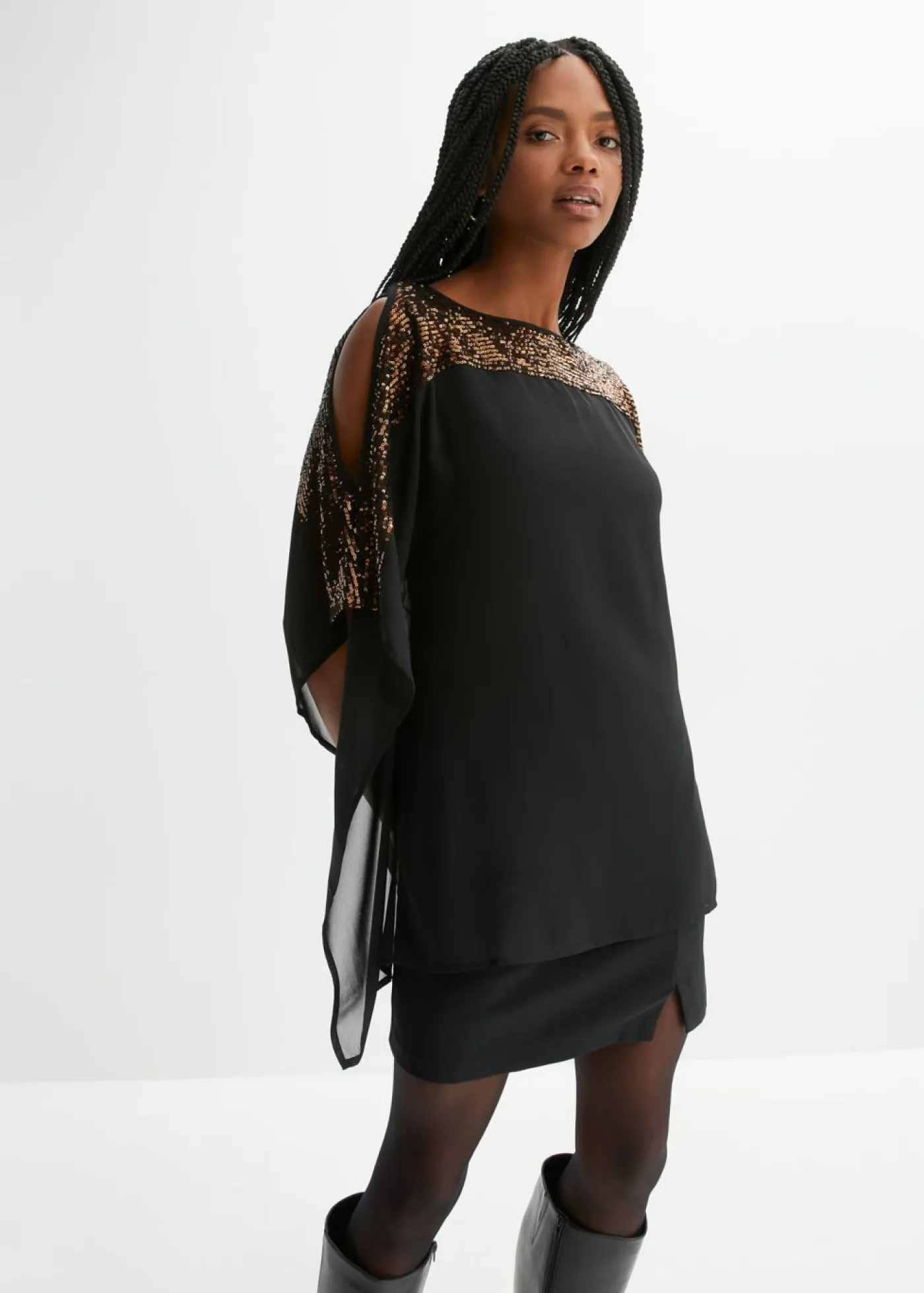 Clearance Túnica con lentejuelas Mujer Camisas Y Blusas|Ropa Elegante