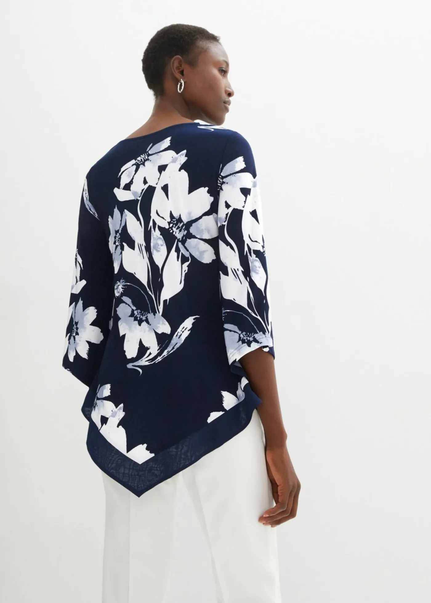 New Túnica con patrón de flores Mujer Camisetas