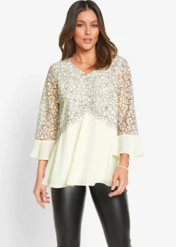 Discount Túnica de encaje Mujer Camisas Y Blusas