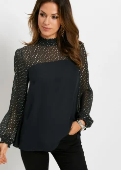 Online Túnica de gasa Mujer Camisas Y Blusas