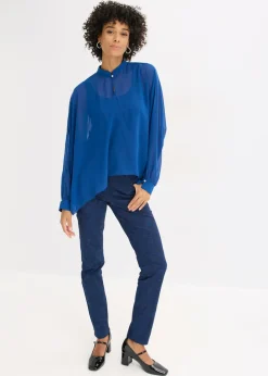 Hot Túnica de gasa Mujer Camisas Y Blusas