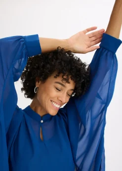 Hot Túnica de gasa Mujer Camisas Y Blusas