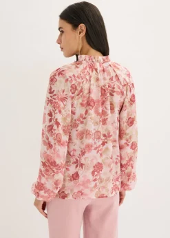 Outlet Túnica de gasa con detalle de lazo Mujer Camisas Y Blusas