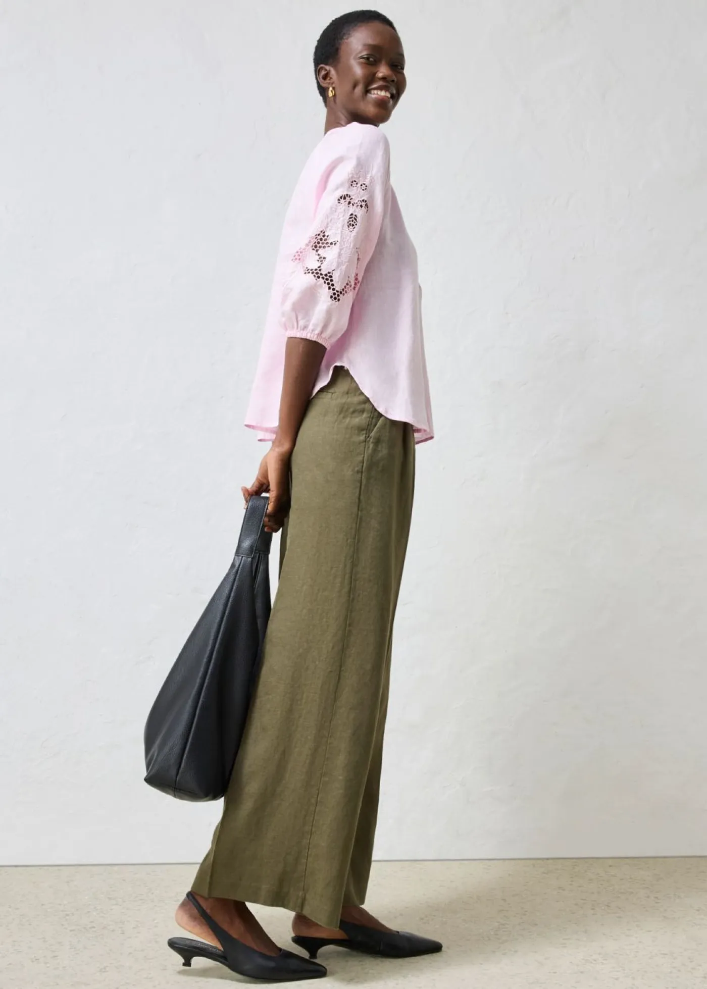 Best Túnica de lino puro Mujer Premium|Camisas Y Blusas