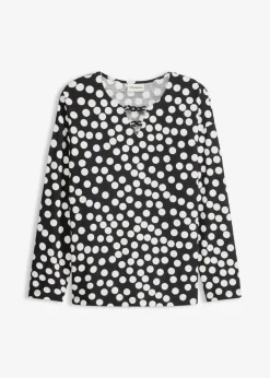 Hot Túnica de manga larga con detalle decorativo Mujer Camisas Y Blusas