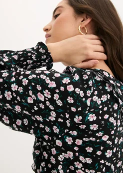Túnica de mezcla de viscosa fina Mujer Camisas Y Blusas|Novedades