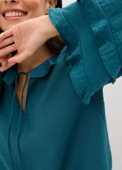 Hot Túnica de mezcla de viscosa fina Mujer Camisas Y Blusas