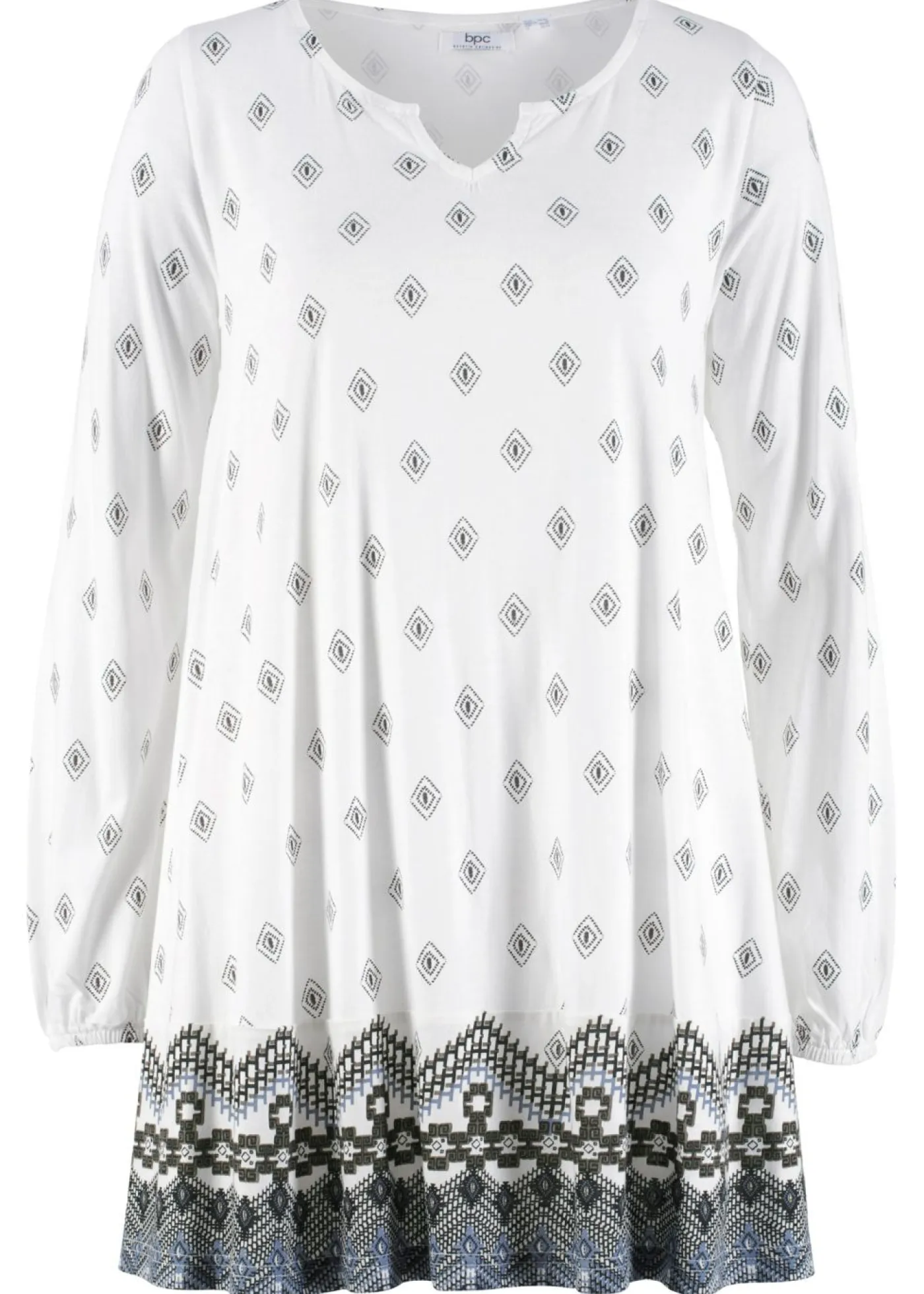 Discount Túnica de mezcla de viscosa y algodón Mujer Camisas Y Blusas