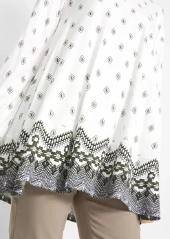 Discount Túnica de mezcla de viscosa y algodón Mujer Camisas Y Blusas
