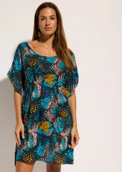 Clearance Túnica de playa de gasa Mujer Ropa De Playa|Vestidos