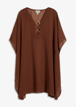 Online Túnica de playa de gasa ligera Mujer Ropa De Playa|Novedades