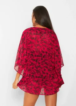 Online Túnica de playa de gasa ligera Mujer Ropa De Playa|Camisas Y Blusas