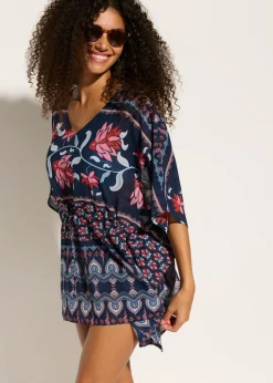 Discount Túnica de playa de gasa ligera Mujer Ropa De Playa|Vestidos