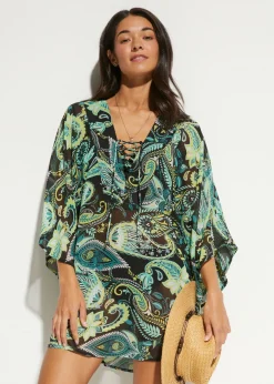 Best Túnica de playa de gasa ligera Mujer Ropa De Playa|Vestidos