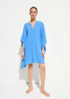 Outlet Túnica de playa de muselina vaporosa Mujer Ropa De Playa|Vestidos