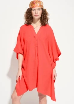 Sale Túnica de playa de muselina vaporosa Mujer Ropa De Playa|Vestidos