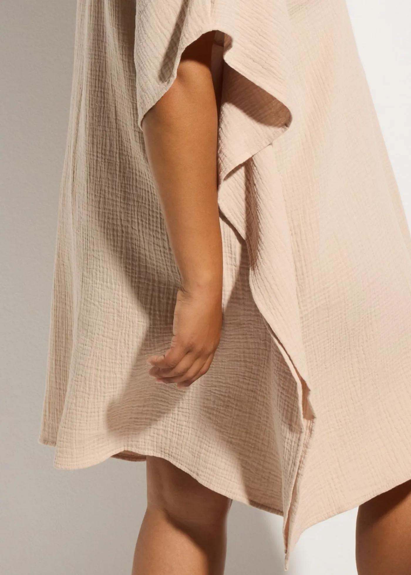Túnica de playa de muselina vaporosa Mujer Ropa De Playa|Vestidos