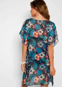 Sale Túnica de playa larga de gasa ligera Mujer Ropa De Playa|Camisas Y Blusas