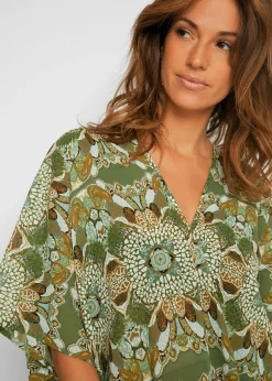 Sale Túnica de playa oversize de gasa ligera Mujer Ropa De Playa|Vestidos