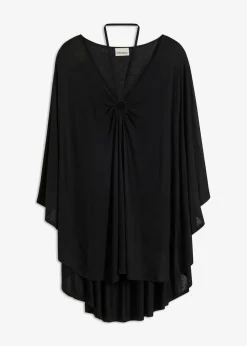 Outlet Túnica de playa transparente de viscosa Mujer Ropa De Playa|Vestidos