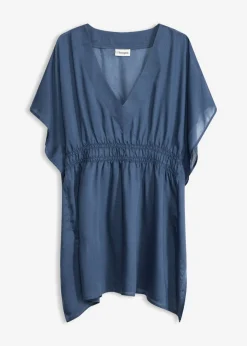New Túnica de playa transparente con escote en V Mujer Ropa De Playa|Camisas Y Blusas