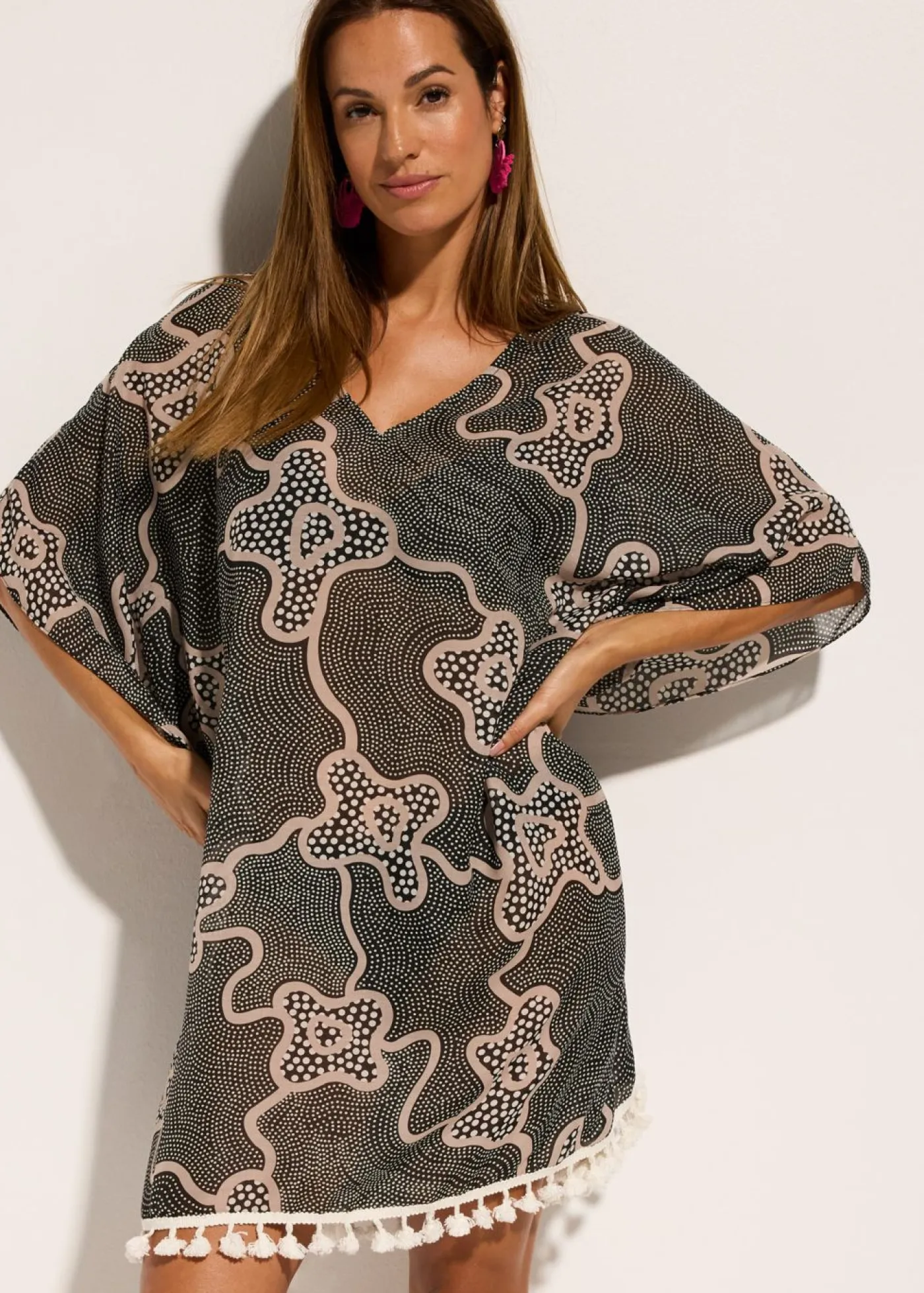 New Túnica de playa transparente Mujer Ropa De Playa|Vestidos