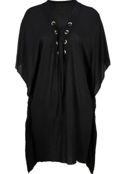 Clearance Túnica de playa transparente de viscosa Mujer Ropa De Playa|Vestidos