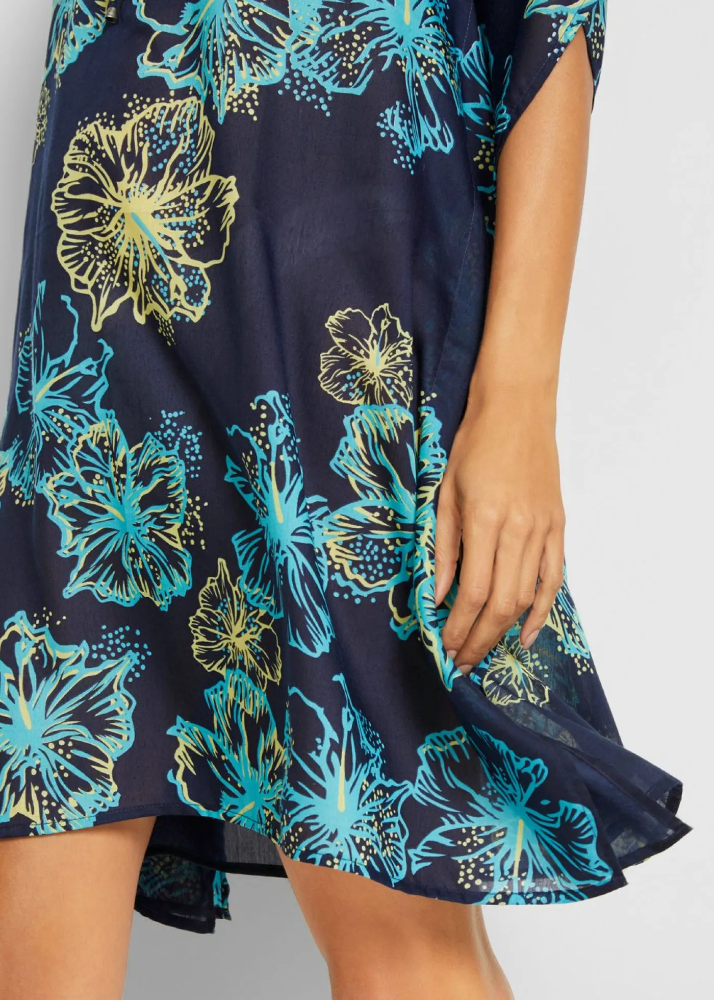 Discount Túnica de playa transparente con escote en V Mujer Ropa De Playa|Vestidos