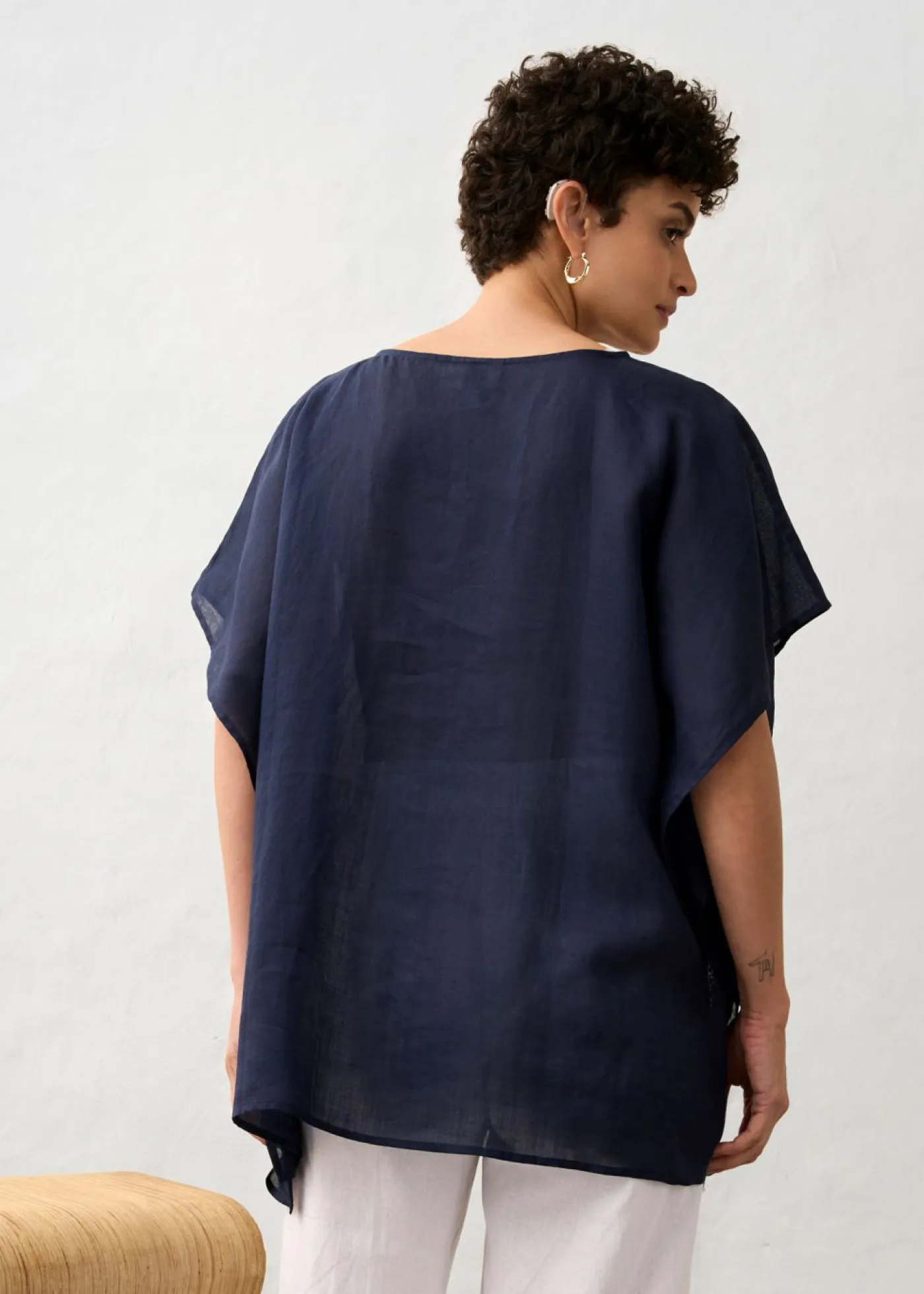 Online Túnica de ramio Mujer Premium|Camisas Y Blusas