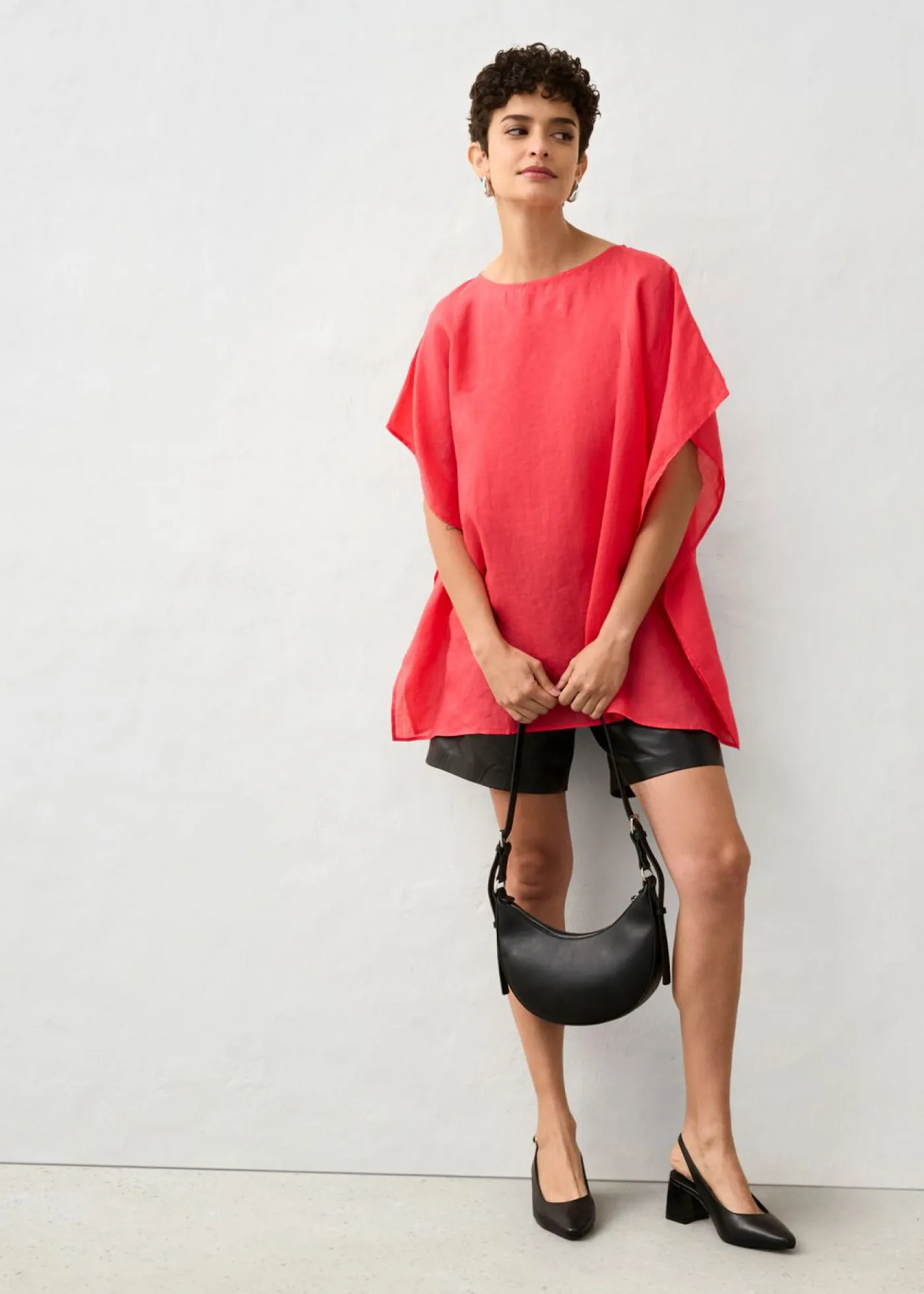 Túnica de ramio Mujer Premium|Camisas Y Blusas