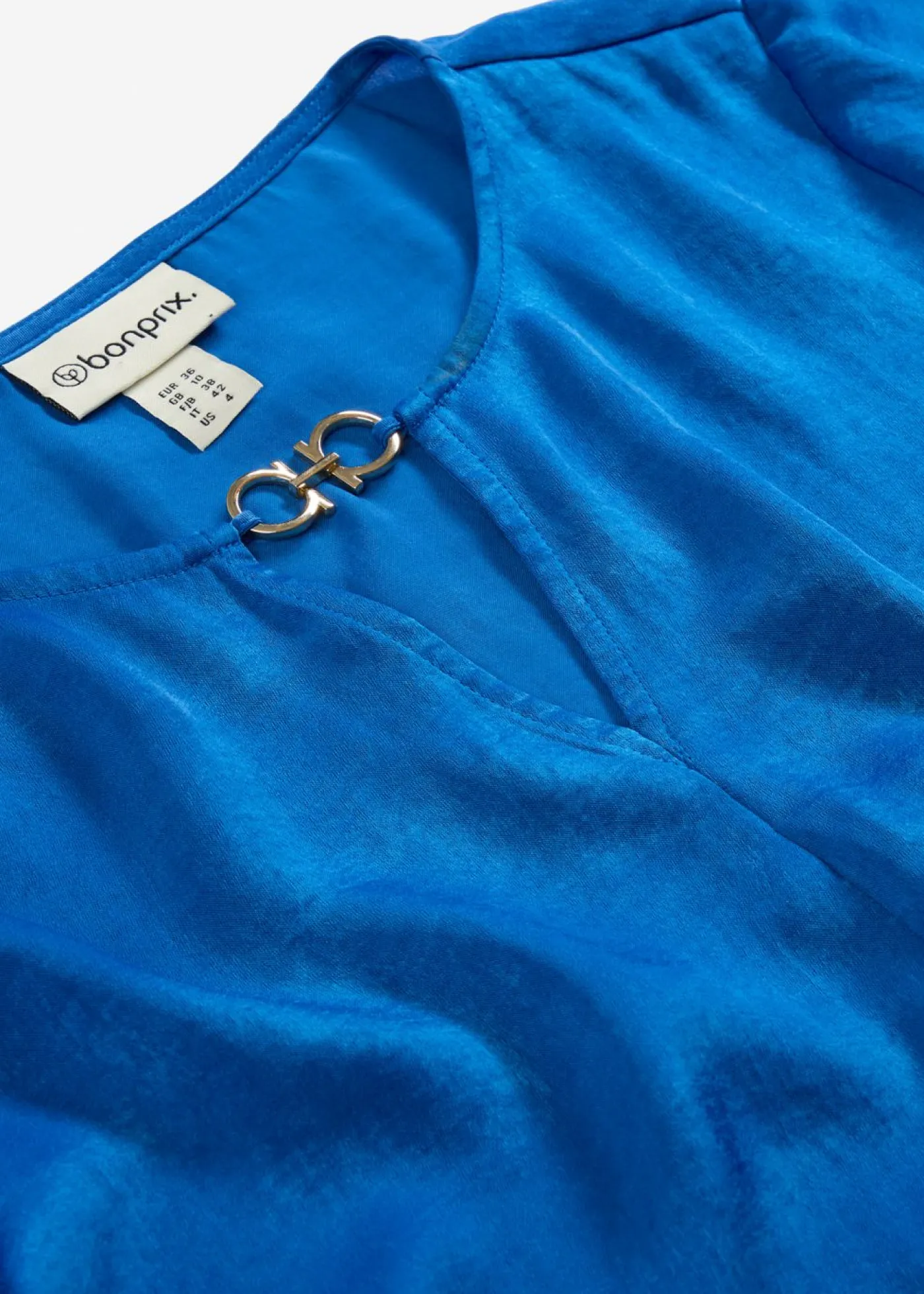 New Túnica de satén fino Mujer Camisas Y Blusas|Novedades
