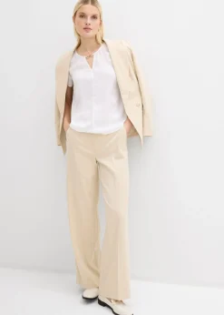 Túnica de satén fino Mujer Camisas Y Blusas|Novedades
