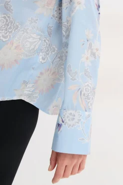 Online Túnica de satén fino Mujer Camisas Y Blusas
