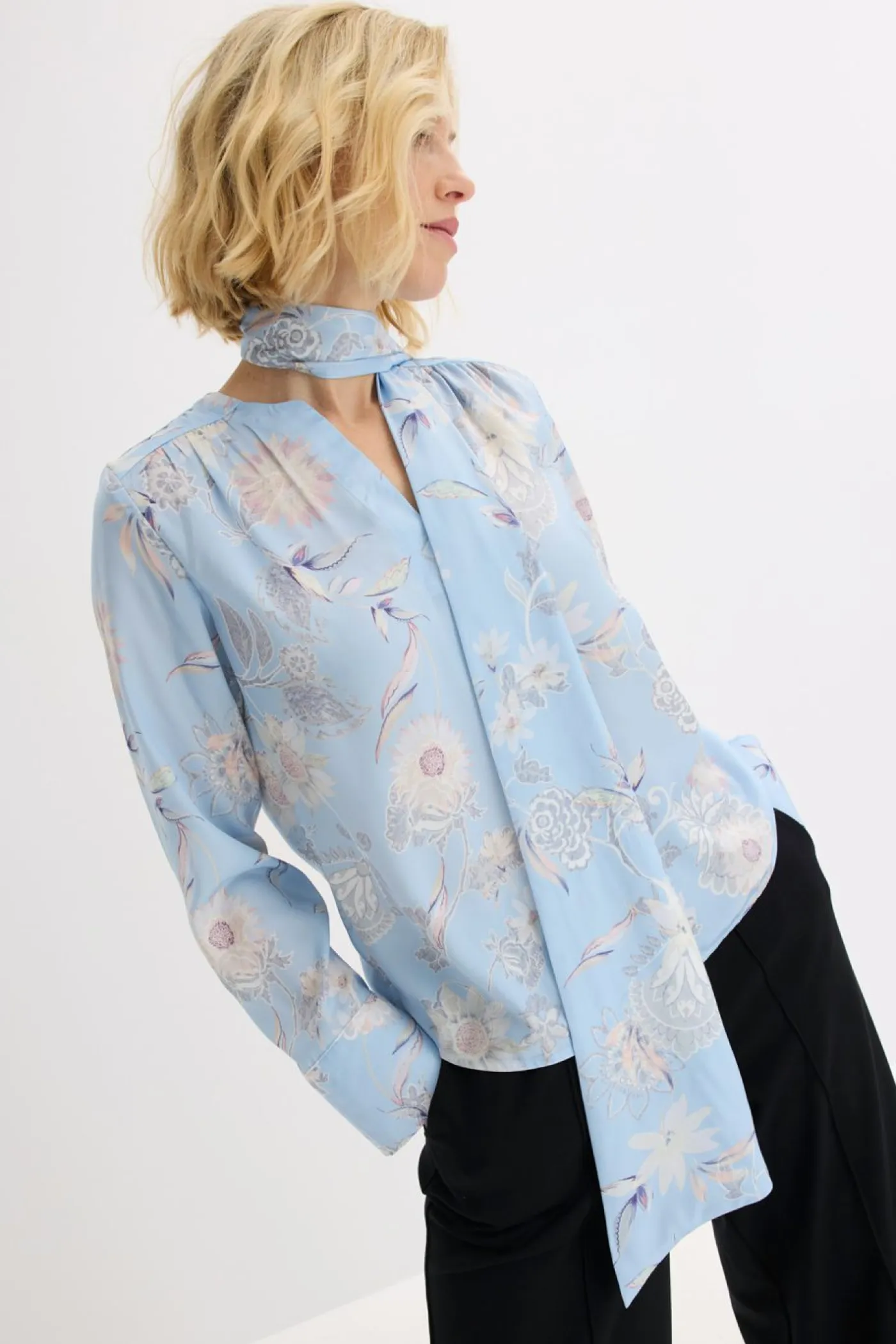 Online Túnica de satén fino Mujer Camisas Y Blusas